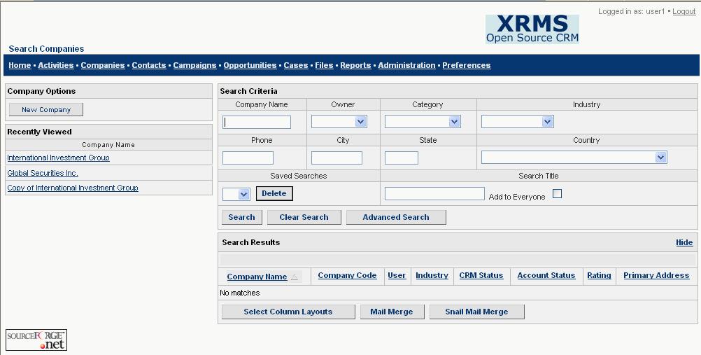 Managing Customer Profiles 4 Managing Customer Profiles An XRMS customer is a company that your organization has business dealings with.
