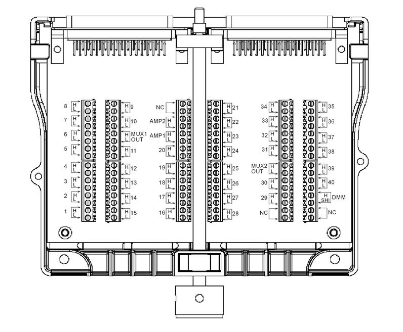Figure 1: Models 3720-ST, 3723-ST, and 3724-ST screw terminal assemblies