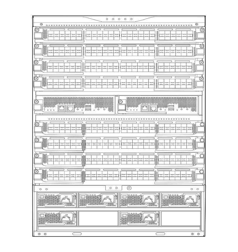 HP StoreFabric SN8500C Director Switch (MDS 9700), HP C-series Family Overview HP StoreFabric SN8500C Director Switch For a converged and virtualized environment to exist, there is pressure on the IT