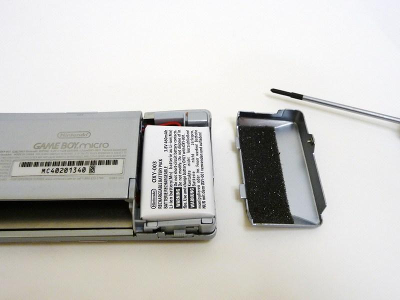 back of the device.