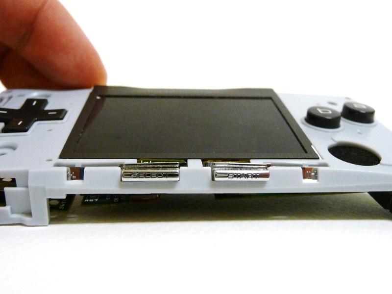 Once the front case is removed, the plastic on/off
