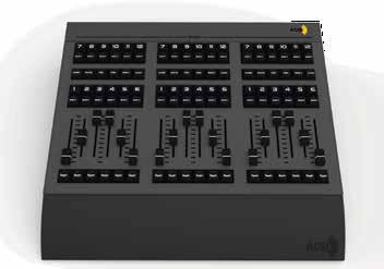backpack. IMAGO is based on a keypad, a sequential crossfade, six Subfaders and six Executor keys with illuminated keys.