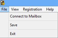 Menus File Connect to Mailbox Use this option to connect to a GroupWise mailbox(s). Save Use this option to convert and save selected mailbox items. Exit Use this option to close the application.
