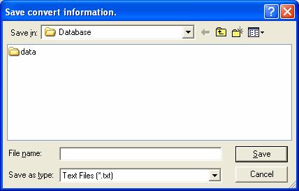 NOTE Depending on the model you are converting from, the [Convert Destination] dialog box may appear and you can select the type and the model.