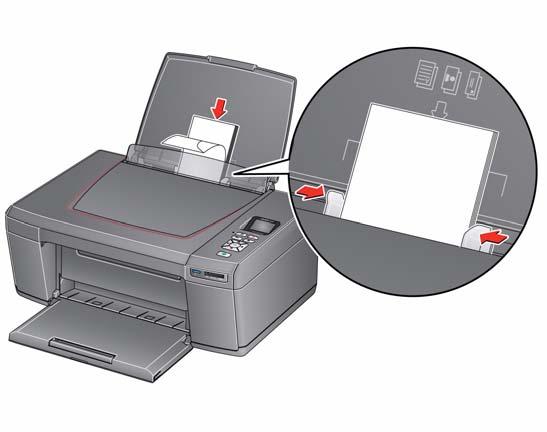ADVENT AW10 All-in-One Printer Loading envelopes The input tray capacity is 20 envelopes. IMPORTANT: Do not load envelopes with cutout or clear windows. To load envelopes: 1.