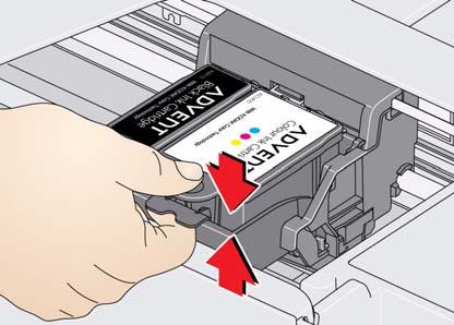 Maintaining Your Printer 3. Pinch the tab on the ink cartridge. 4. Lift the ink cartridge out of the printhead. 5.