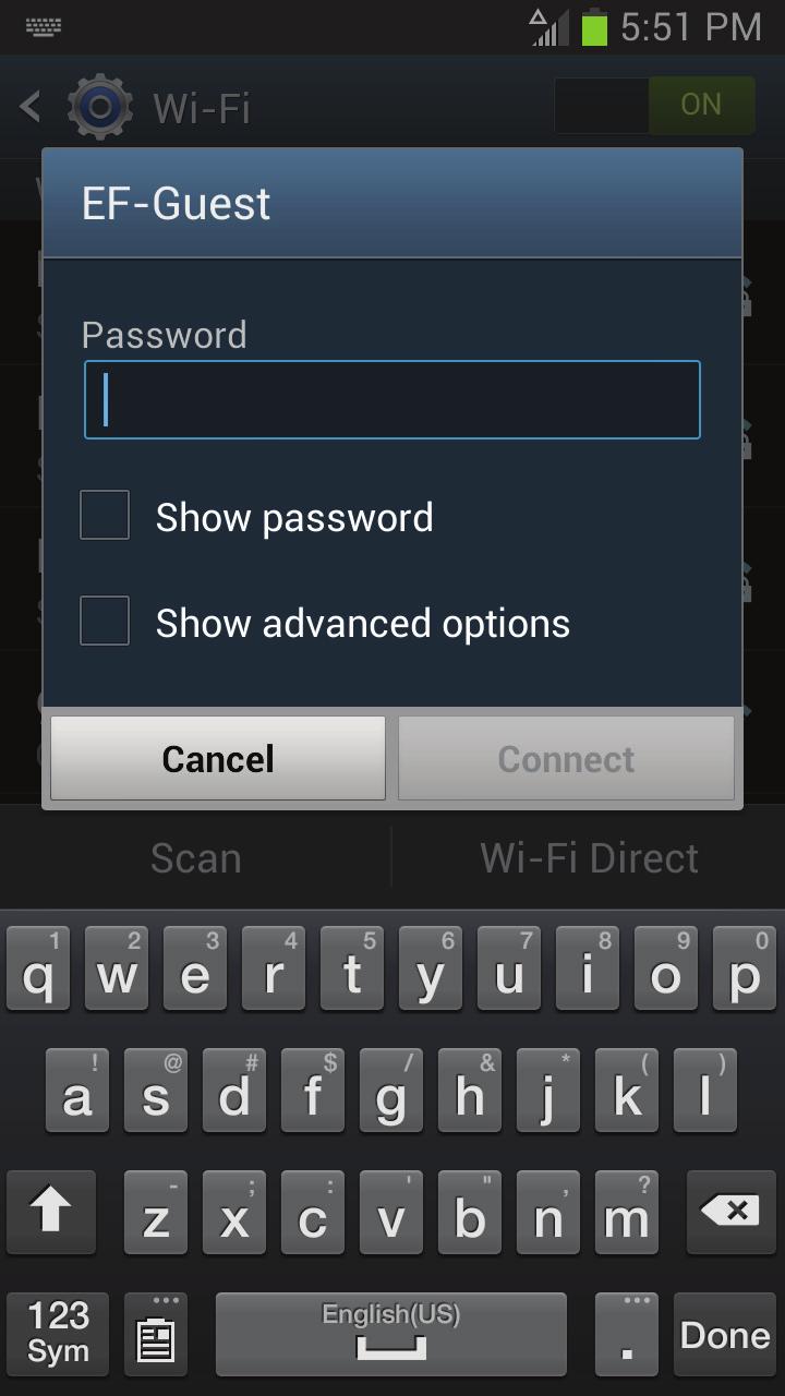 4. Select your Wi-Fi network and