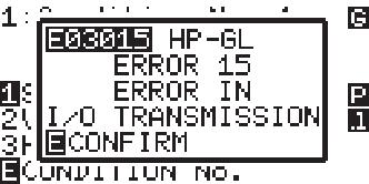 Error Displayed LCD Display Cause Solution E03013 A parameter outside of the Check the program.