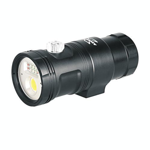M3000WRUA Smart Focus Photo/Video Light With 3000 lumens wide beam and 200 lumens red beam and 18W UV beam, Support AutoShutOff and
