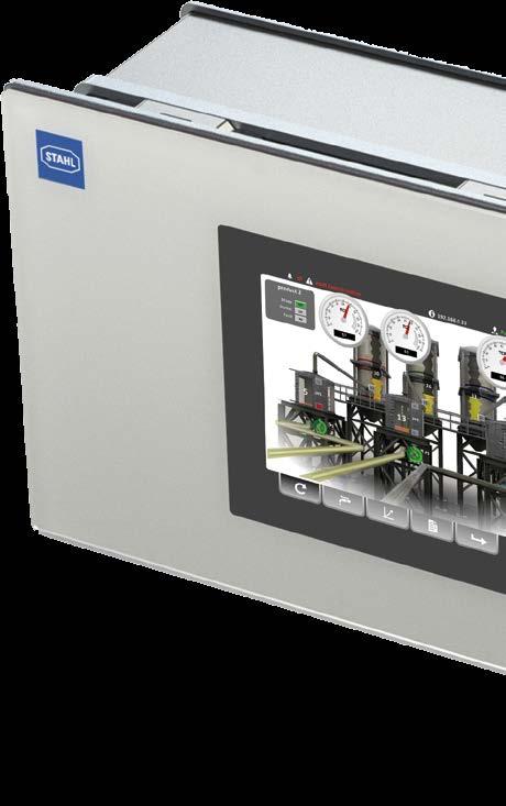 The new SERIES 200 the innovation for hazardous areas The first sunlight-readable 7" colour display with touch screen technology in widescreen format The new SERIES 200 is designed to meet the