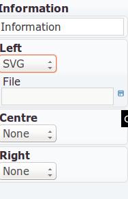 Information Band 3. Expand the corresponding band on the right pane to view the output. Adding a SVG element Figure 2.6.