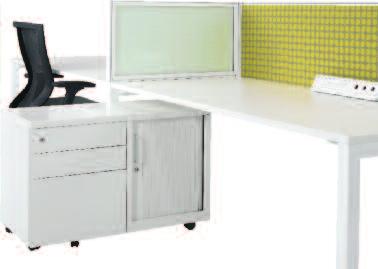 Mobiles Shows C30 Screens with XR1 Desk System and Caddy unit C30 means that you can connect any screen with any desk.
