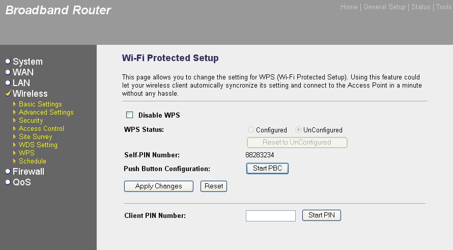 1 Parameters Description Enable WPS Check this box to enable WPS function.