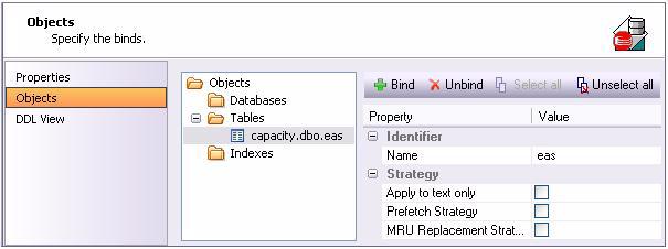 NEW FEATURES Data Cache Object Binding at Creation Time An Objects panel, previously only available on the Data Caches Editor, is now available on the Data Cache Wizard.