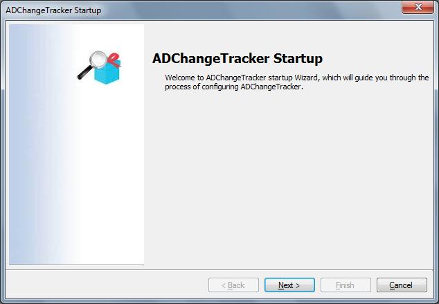 2.1 Configure ADChangeTracker ADChangeTracker Startup wizard will help you configure the ADChangeTracker application to track changes in
