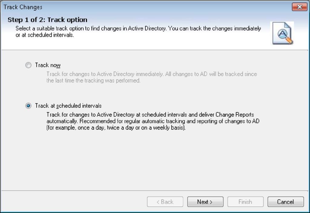 3.1 How to Track Changes? The Track Changes feature allows you to track the list of all the changes made in Active Directory.