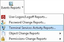 3.7.5 How to generate Terminal Services Activity Reports? To generate the Terminal Services Activity Reports, perform the following steps. 1.