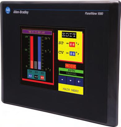 PanelView 1000 Keypad, touch screen or keypad/touch screen combination The PanelView 1000
