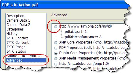 Checking Metadata for Indications of PDF/A Conformance A compliant PDF/a file includes metadata indicating that it was conforming at the time it was created.