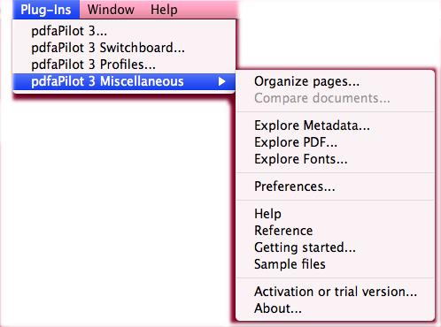 First Steps with pdfapilot Overview The following chapters apply likewise for the Standalone and Plug-In version of pdfapilot.