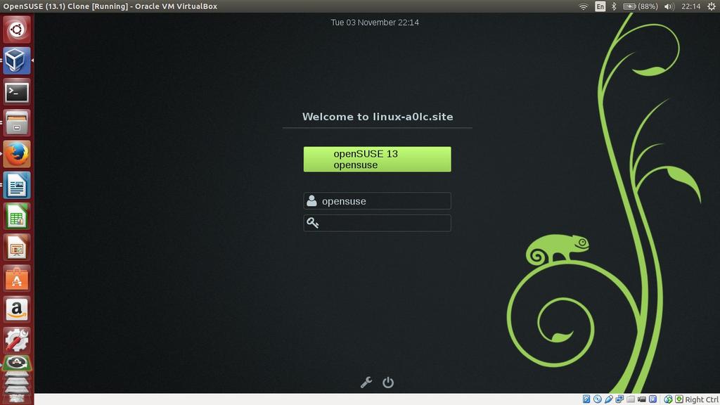 28 Figure 39: openssuse Desktop the end result of the opensuse