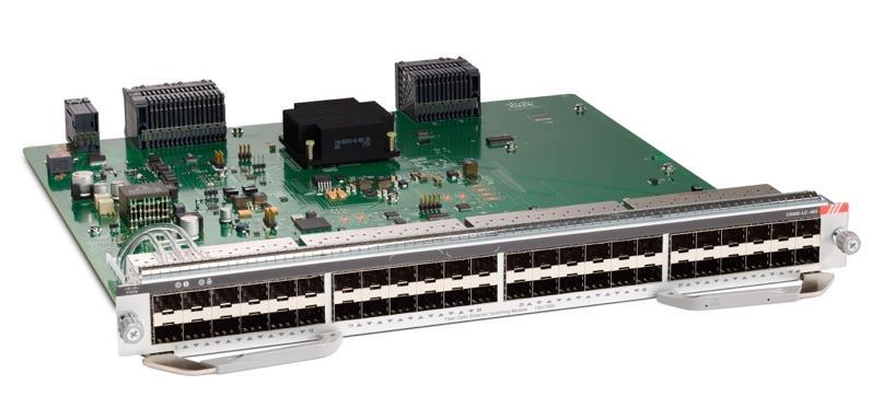 The Cisco Catalyst 9400 Series 24-port 10 Gigabit Ethernet line card can be deployed for high-performance and high-density 10 Gigabit Ethernet aggregations in the campus and in small to medium-sized