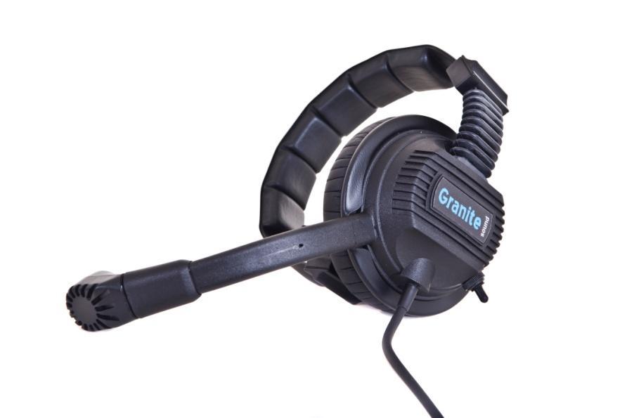 Granite Sound also offer all of our headsets with armoured cable or without the mic boom for point of sale applications.