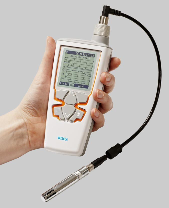 Features and Benefits Easy to use Accurate measurement data in a stabilization graph Truly interchangeable HMP40S measurement probes HMP40S is a cable probe