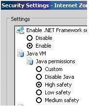 Dealers must have Java enabled. To verify that Java is enabled, use the following steps based on the version of browser used: 7.2.