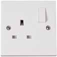 13A 2 Gang Socket Outlet Twin Earth 13A 1 Gang DP