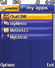 Using Metro ChatLINK SM Your LG Helix is compatible with Metro ChatLINK, a walkie-talkie service that enables you to chat with up to 10 people at the same time making connection with friends and