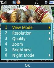 To adjust other camera options, press the Right Soft Key for Options. 3. Press to take the picture. Flip Closed 1.