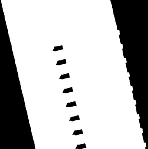 flush with the connector edge (width) on both sides