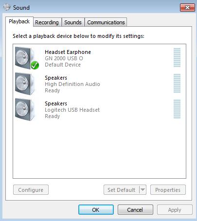 Multiple Audio Devices with