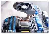 Install the Motherboard (Cont.) Heat Sink/Fan Assembly The Heat Sink/Fan Assembly is a two-part cooling device. The heat sink draws heat away from the CPU.