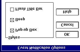 the options as described above and click OK.