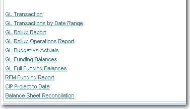 NAVIGATION Running Reports To Run a Report: Select the appropriate Report tab.