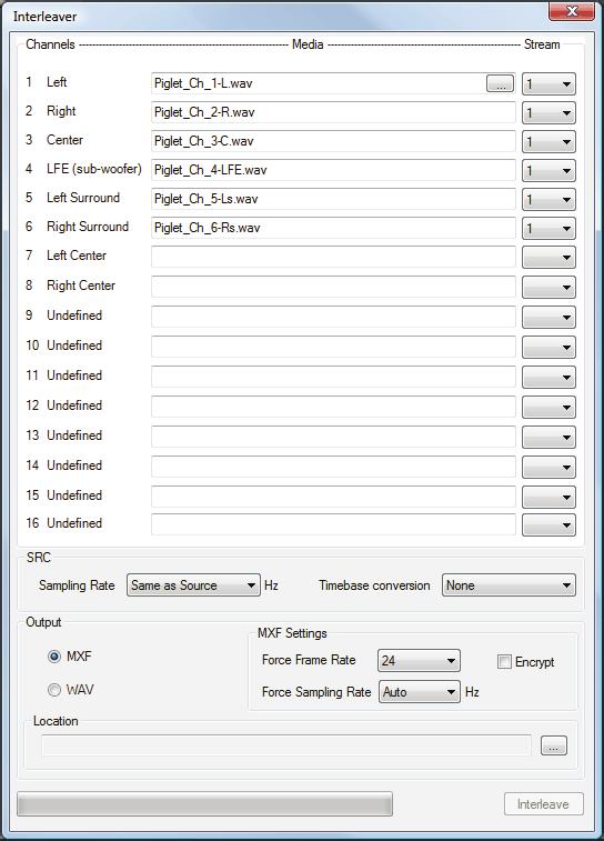 Qubemaster PrO 33 Multi-file Audio Source Right click on the Track Files node in the menu tree and select New > Multi-file Audio Source.
