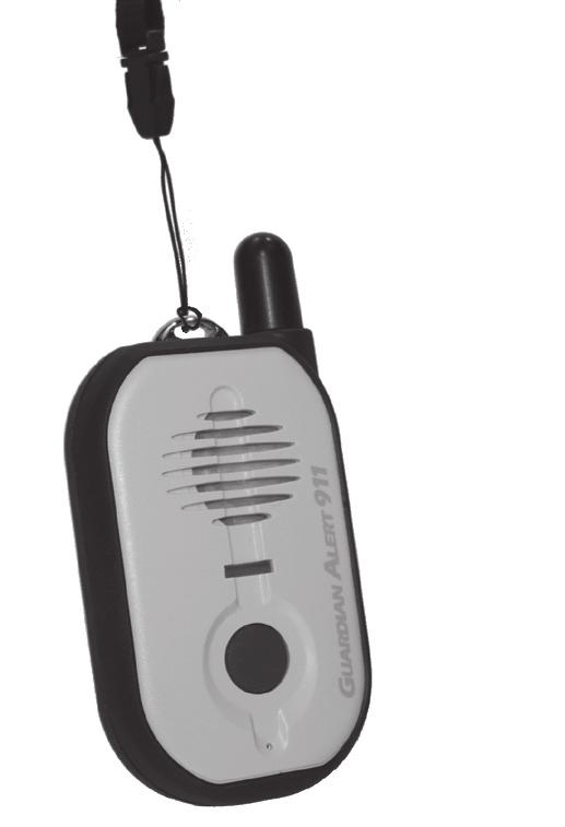 Operating the Guardian Alert 911 About The Pendant: The PENDANT is a tiny, cordless speaker phone. It may be worn around the neck, on a belt using the supplied clip, or kept in your pocket.