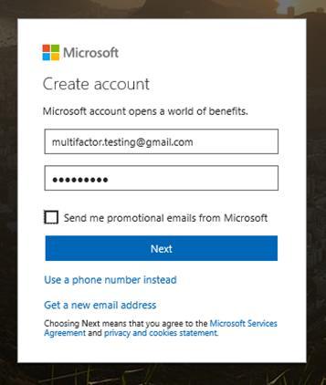 1.3 Enrolling in MFA: Creating a Microsoft authentication account 1. When the Deloitte application you access has enabled MFA, you will receive an e-mail invitation to enrol, with a unique link.