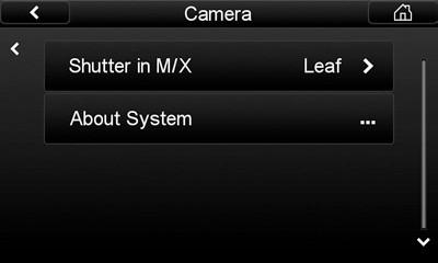 8. Firmware Handling The display on the back of the ixg camera back can displays technical information about the hardware and embedded firmware of both the camera body and back.