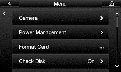 Please make a note of the firmware menu contents before contacting your dealer or Phase One Support.