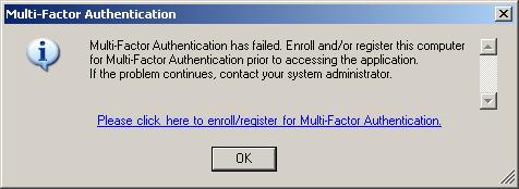 MULTI-FACTOR AUTHENTICATION SET-UP DepositPartner Desktop Application FIRST TIME ENROLLMENT NOTE: Your computer settings cannot be set to clear cookies upon exit, otherwise you will be prompted to