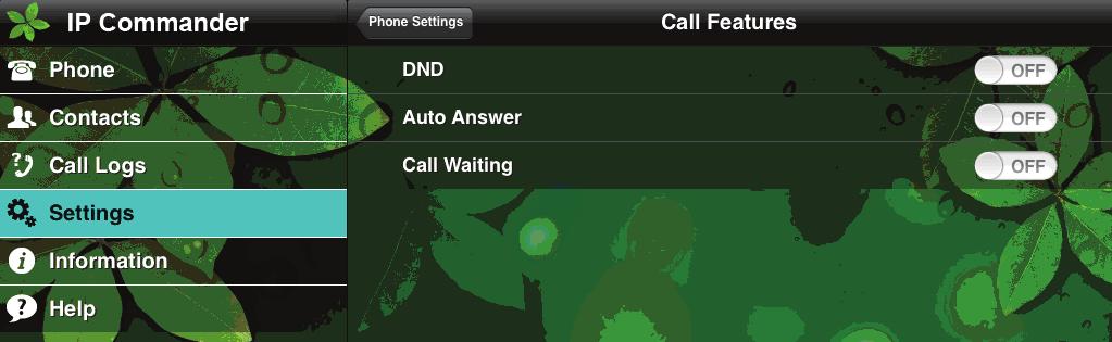Call Waiting mode Enabling the Call Waiting mode will let the IP Phone send a notification tone to you when you are in a phone call and receiving a second incoming call.