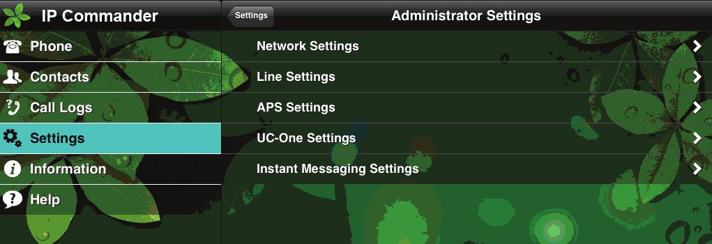 9. Advance Settings In IP Commander, you can do a lot of advance settings with administrator authorization. These advance settings include: 1. Network Settings (Refer to Section 3.1) 2.