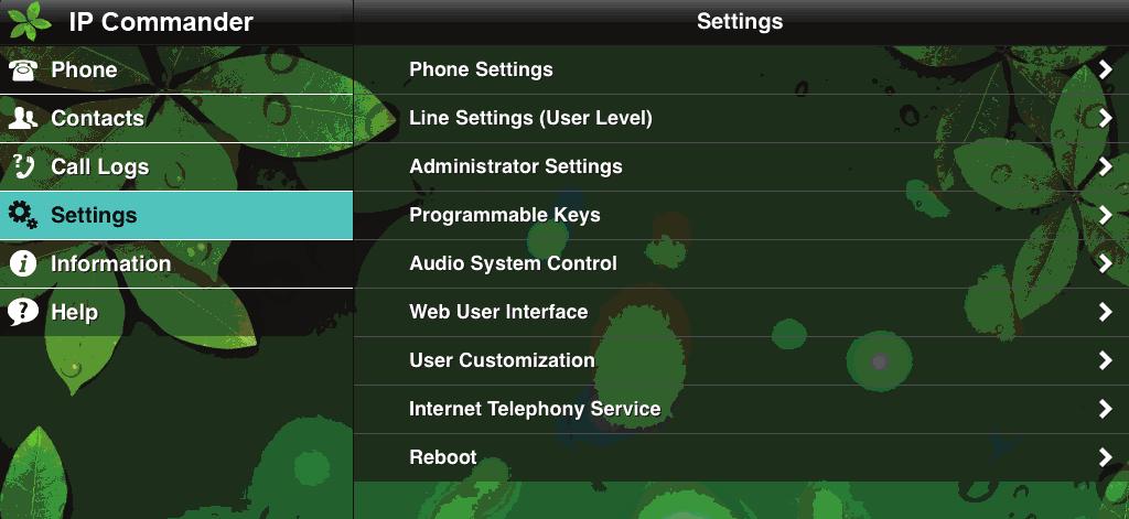 Audio System Control For the first time when you start the IP Commander, you may need to configure the audio system control.