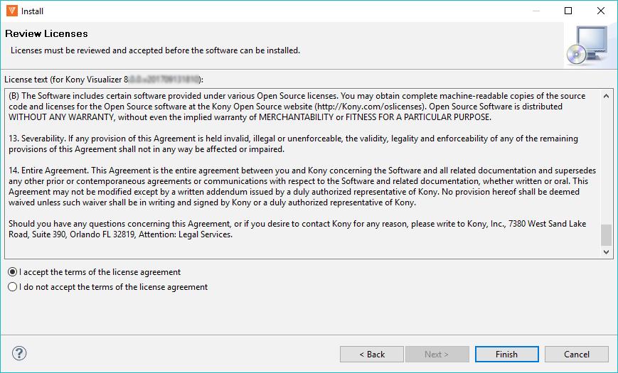 5. Post Installation Tasks Kony Visualizer Enterprise Install Guide for Windows 4.