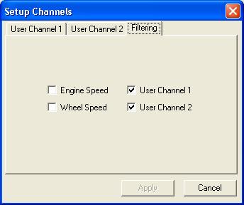 8.3.1 User Channels The two user channels of the RCA40 are configured in the same way so the pages used to set them up are identical.