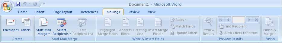 Word 2007 Foundation - Page 10 Click on the Insert tab and you will see commands and options relating to inserting items within your Microsoft Word document.