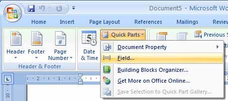 For instance you could insert the date within the header of a document and arrange it so that each time you reprinted the document, the current date was displayed.